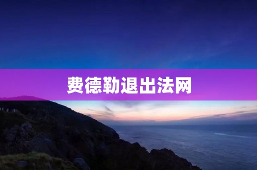 费德勒退出法网：一个传奇的终结