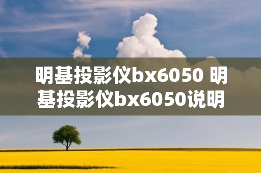 明基投影仪bx6050 明基投影仪bx6050说明书