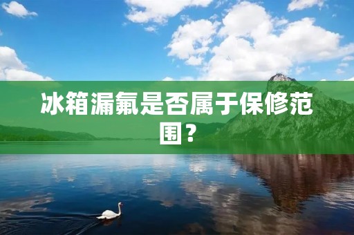 冰箱漏氟是否属于保修范围？