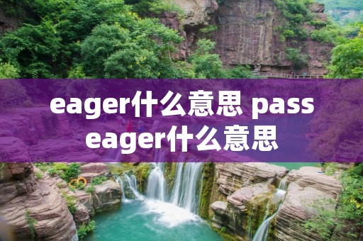 eager什么意思 passeager什么意思