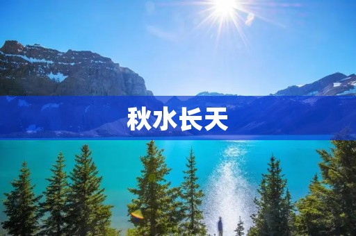秋水长天:一场自然的魅力盛宴