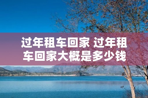 过年租车回家 过年租车回家大概是多少钱