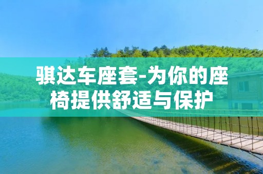 骐达车座套-为你的座椅提供舒适与保护 骐达车座套-为你的座椅提供舒适与保护