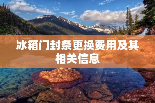 冰箱门封条更换费用及其相关信息 冰箱门封条更换费用及其相关信息