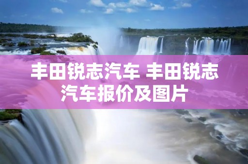 丰田锐志汽车 丰田锐志汽车报价及图片