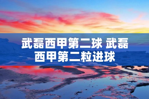 武磊西甲第二球 武磊西甲第二粒进球