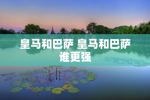 皇马和巴萨 皇马和巴萨谁更强