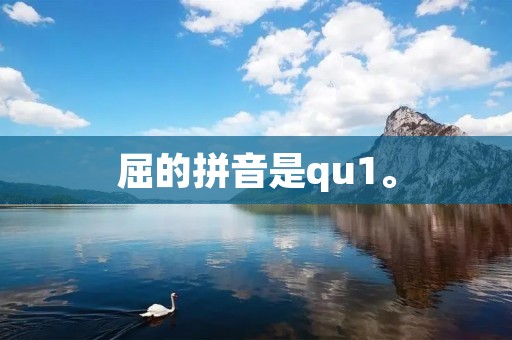 屈的拼音是qu1。
