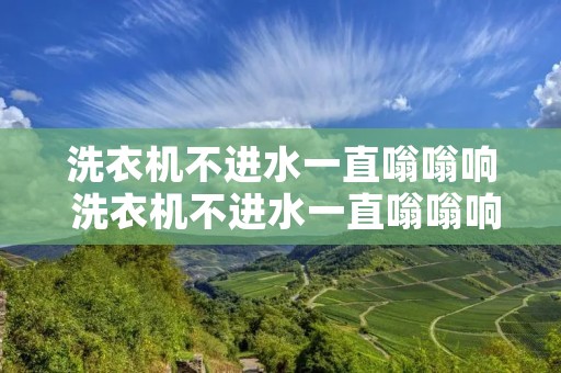洗衣机不进水一直嗡嗡响 洗衣机不进水一直嗡嗡响怎么办 洗衣机不进水一直嗡嗡响 洗衣机不进水一直嗡嗡响怎么办
