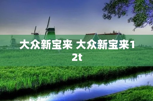 大众新宝来 大众新宝来12t