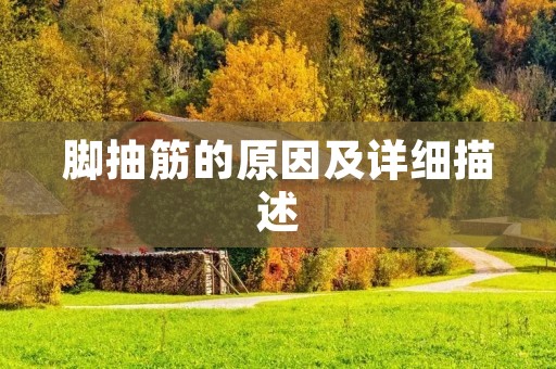 脚抽筋的原因及详细描述