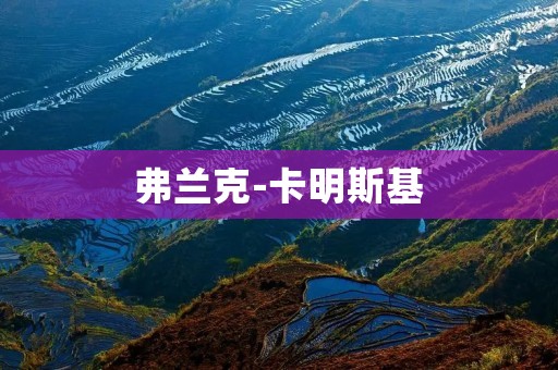 弗兰克-卡明斯基：颠覆传统的建筑艺术先驱