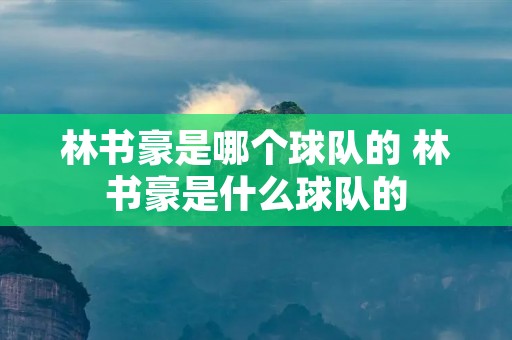 林书豪是哪个球队的 林书豪是什么球队的 林书豪是哪个球队的 林书豪是什么球队的