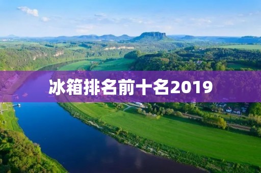 冰箱排名前十名2019：高性能与时尚兼具的家电霸主