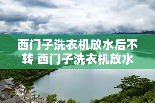 西门子洗衣机放水后不转 西门子洗衣机放水后不转了