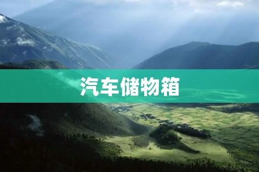 汽车储物箱:为您的行车之旅提供便捷与安全 汽车储物箱:为您的行车之旅提供便捷与安全