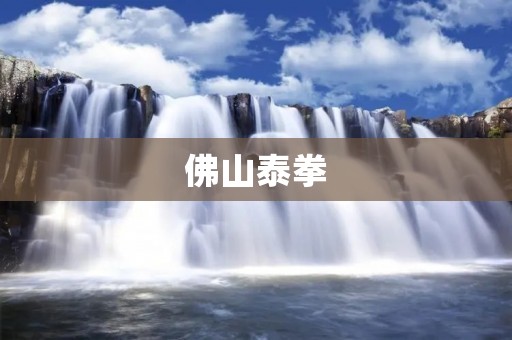佛山泰拳：传统与现代的完美融合