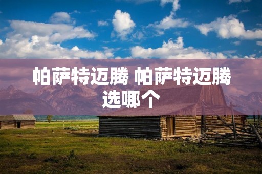 帕萨特迈腾 帕萨特迈腾选哪个 帕萨特迈腾 帕萨特迈腾选哪个