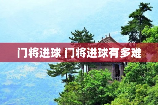 门将进球 门将进球有多难