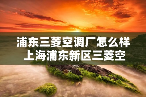 浦东三菱空调厂怎么样 上海浦东新区三菱空调售后**
