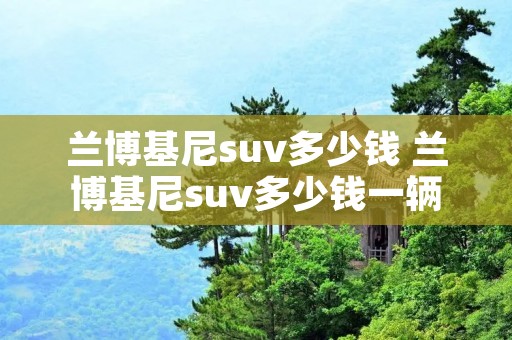 兰博基尼suv多少钱 兰博基尼suv多少钱一辆跑车 兰博基尼suv多少钱 兰博基尼suv多少钱一辆跑车