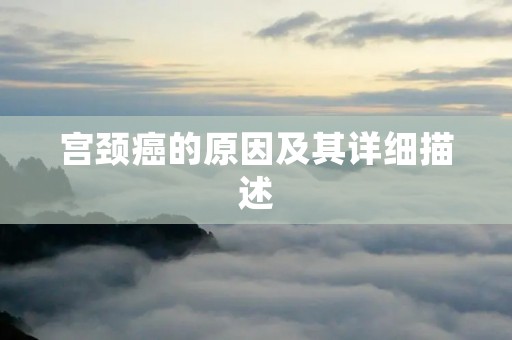 宫颈癌的原因及其详细描述