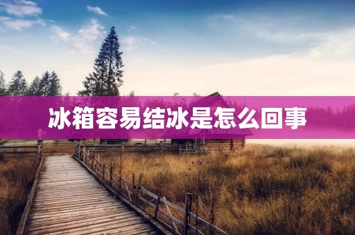 冰箱容易结冰是怎么回事 冰箱容易结冰是怎么回事