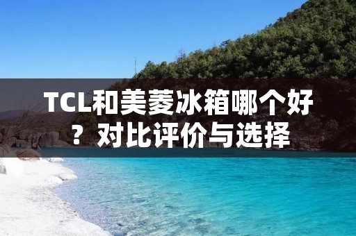 TCL和美菱冰箱哪个好？对比评价与选择