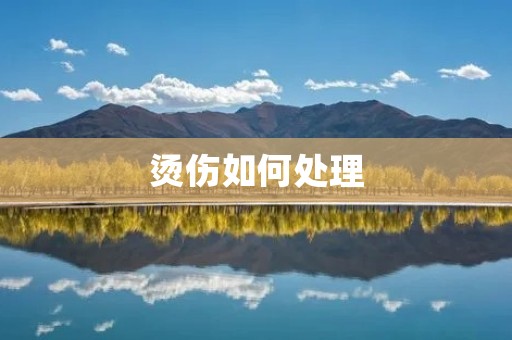 烫伤如何处理：科学有效的急救和治疗方法