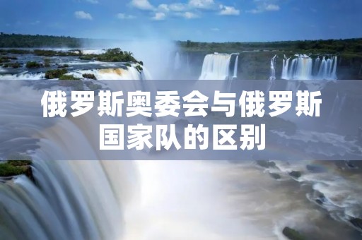 俄罗斯奥委会与俄罗斯国家队的区别 俄罗斯奥委会与俄罗斯国家队的区别