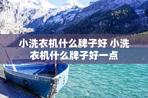 小洗衣机什么牌子好 小洗衣机什么牌子好一点