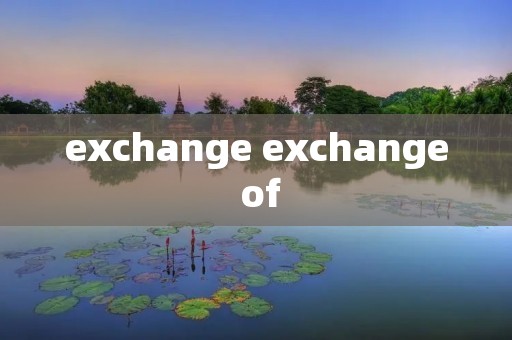 exchange exchange of
