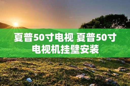夏普50寸电视 夏普50寸电视机挂壁安装