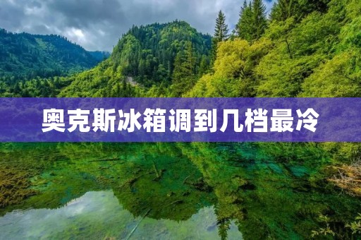 奥克斯冰箱调到几档最冷：如何正确设置冷藏温度