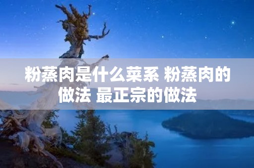 粉蒸肉是什么菜系 粉蒸肉的做法 最正宗的做法