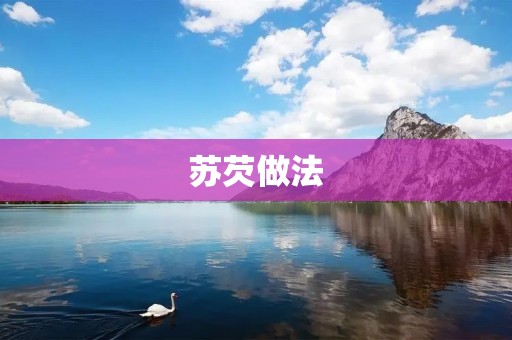 苏芡做法:香糯可口的传统美味 苏芡做法:香糯可口的传统美味