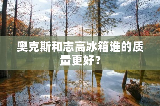 奥克斯和志高冰箱谁的质量更好？