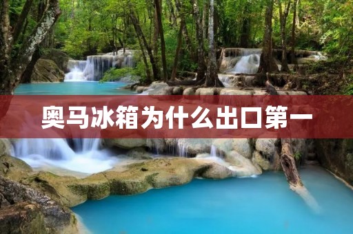 奥马冰箱为什么出口第一