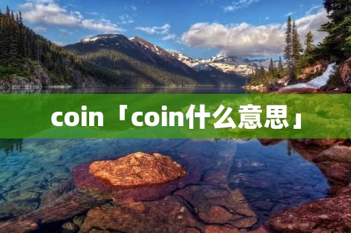 coin「coin什么意思」