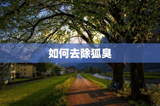 如何去除狐臭：告别难闻气味的有效方法