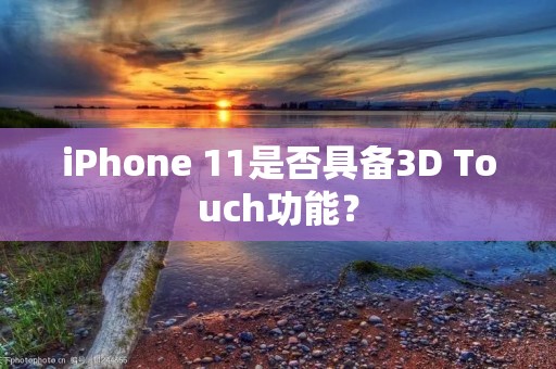 iPhone 11是否具备3D Touch功能?