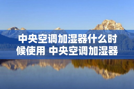 中央空调加湿器什么时候使用 中央空调加湿器品牌排行榜