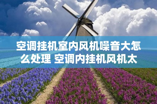 空调挂机室内风机噪音大怎么处理 空调内挂机风机太噪怎么办