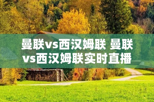 曼联vs西汉姆联 曼联vs西汉姆联实时直播