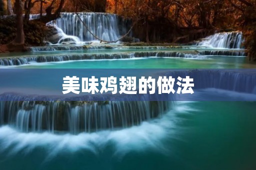 美味鸡翅的做法:口感鲜嫩,香气四溢 美味鸡翅的做法:口感鲜嫩,香气四溢