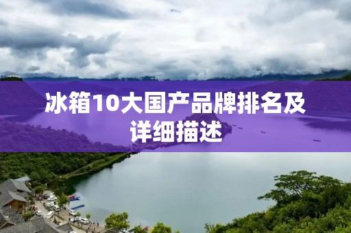 冰箱10大国产品牌排名及详细描述