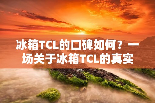 冰箱TCL的口碑如何？一场关于冰箱TCL的真实评价