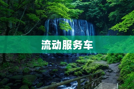 流动服务车:满足你的各种需求 流动服务车:满足你的各种需求
