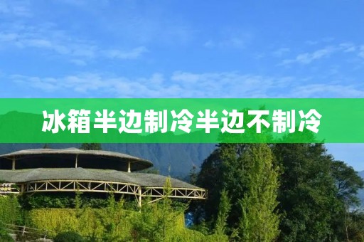 冰箱半边制冷半边不制冷:问题原因与解决方法 冰箱半边制冷半边不制冷:问题原因与解决方法