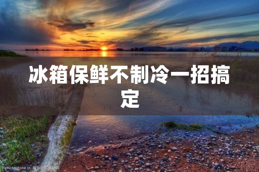 冰箱保鲜不制冷一招搞定